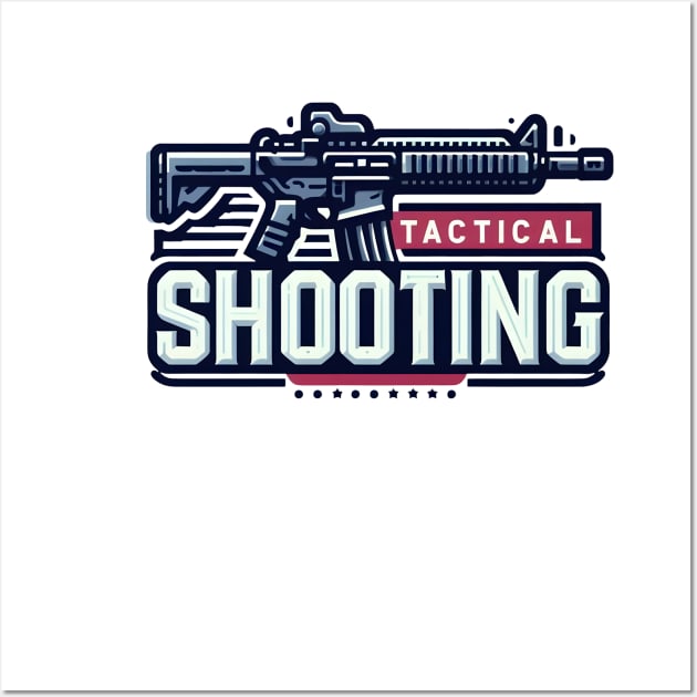 Tactical Shooting Wall Art by Rawlifegraphic